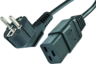 Widok produktu Kabel zasilający wt - C19 2 m czarny w pomniejszeniu