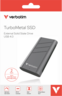 Miniatuurafbeelding van Verbatim TurboMetal USB4 SSD 2TB