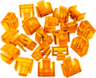 Miniatuurafbeelding van RJ45 Port Blockers Orange 20x