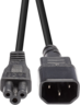 Thumbnail image of Power Cable IEC C14 - IEC C5 2m Black
