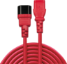 Widok produktu Power Cable C13/f-C14/m 1m Red w pomniejszeniu