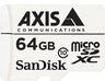 Aperçu de Carte microSDXC 64 Go AXIS Surveillance
