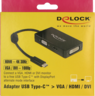 Miniatuurafbeelding van Adapter USB C - VGA+HDMI+DVI-D