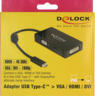 Miniatura obrázku Adaptér USB typ C - VGA/HDMI/DVI-D
