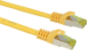 Aperçu de Câble patch RJ45 S/FTP Cat6a 0,25m jaune