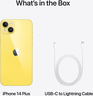 Widok produktu Apple iPhone 14 Plus 256 GB, żółty w pomniejszeniu