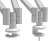 Thumbnail image of Dataflex Viewlite+ Dual Swivel Arm Mount