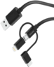 Thumbnail image of Hama USB-A-Lightn/Micro-B/C Cable 1.5m