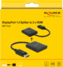 Aperçu de Hub MST Delock DisplayPort - 2 x HDMI