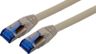 Aperçu de Câble patch RJ45 S/FTP Cat6a, 1 m, gris