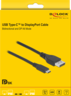 Miniatura obrázku Kabel USB typ C k. - DisplayPort k. 1,5m