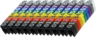Thumbnail image of Cable Marker Clips 0-9 Asst Colours 100x