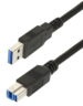 Miniatura obrázku Cable USB 3.0 A/m-B/m 3m Black