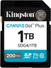Imagem em miniatura de Kingston Canvas Go! Plus SDG4 1 TB SDXC