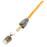 Miniatuurafbeelding van Male RJ45 Cat6a STP 50-pack