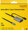 Delock USB Typ C-A Aktiv-Verlängerung 5m Vorschau