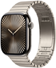 Vista previa de Pulsera eslabones Apple Watch 46 natural