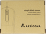 Miniatuurafbeelding van ARTICONA Simple Black Mouse