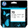 Thumbnail image of HP 70 Print Head Photo Black + Light Gre