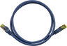 Miniatuurafbeelding van Patch Cable Cat6a S/FTP RJ45 0.5m Blue