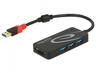 Aperçu de Hub/lecteur de cartes DeLock USB 3.1