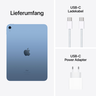Aperçu de Apple iPad 10.9 10e gén 256 Go, bleu