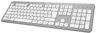 Hama KW-700 Tastatur silber/weiß Vorschau