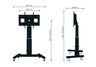 Miniatuurafbeelding van Neomounts PLASMA-M2500BLACK Floor Stand