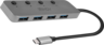 Vista previa de Hub USB LINDY 3.0 4 p. + interruptor