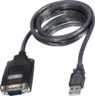 Adapter DB9St (RS232)-USB Typ A St 1,1 m Vorschau
