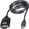 Adapter DB9St (RS232)-USB Typ A St 1,1 m Vorschau