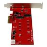 Widok produktu StarTech 2 x M.2 SATA PCIe Interface w pomniejszeniu