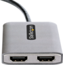 Widok produktu Adapter USB Typ C wt - 2 x HDMI gn w pomniejszeniu