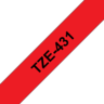 Thumbnail image of Brother TZe-431 12mmx8m Label Tape Red