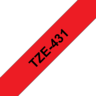 Thumbnail image of Brother TZe-431 12mmx8m Label Tape Red