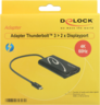 Widok produktu Adapter Thunderbolt3 (TypC) - 2xDP gn w pomniejszeniu