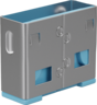 Widok produktu USB Blokada Typ A Port 10szt., nieb. w pomniejszeniu