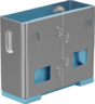 Aperçu de Bloqueurs de port USB A, bleu, x 10