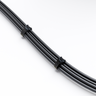 Thumbnail image of Hook-and-Loop Cable Ties 150mm Black 20x