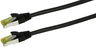 Aperçu de Câble patch RJ45 S/FTP Cat6a, 1,5m, noir