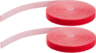 Thumbnail image of Hook-and-Loop Cable Tie Roll 15m Red 2x