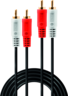 Vista previa de Cable 2xcinch m - 2x cinch m, 2 m, negro