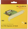 Widok produktu Delock Interfejs PCIe x4 > U.2 NVMe w pomniejszeniu