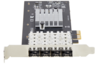 Aperçu de Carte réseau StarTech 4 ports SFP PCIe
