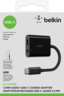 Imagem em miniatura de Adaptador carreg. Belkin USB-C/áudio