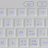 ARTICONA Full LED Tastatur weiß Vorschau