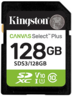 Thumbnail image of Kingston Canvas Select P SD Card 128GB