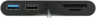 Widok produktu Adapter 8-in-1 USB-C-2x HDMI/RJ45/USB/SD w pomniejszeniu