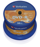 Thumbnail image of Verbatim DVD-R 4.7GB 16x SP 50-pack