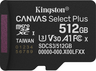 Miniatura obrázku Kingston Canvas Select P 512GB microSDXC